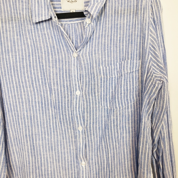 Rails Charlie azure stripe shirt - Picture 3 of 6